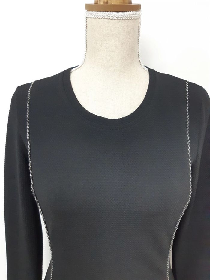 Robe noire manches longues Gaudi Jeans T38 - photo numéro 2