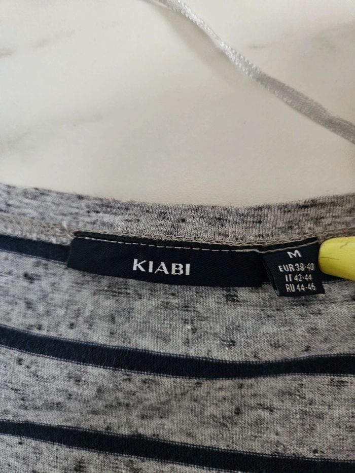 Kiabi longue robe à lignes taille M - photo numéro 7