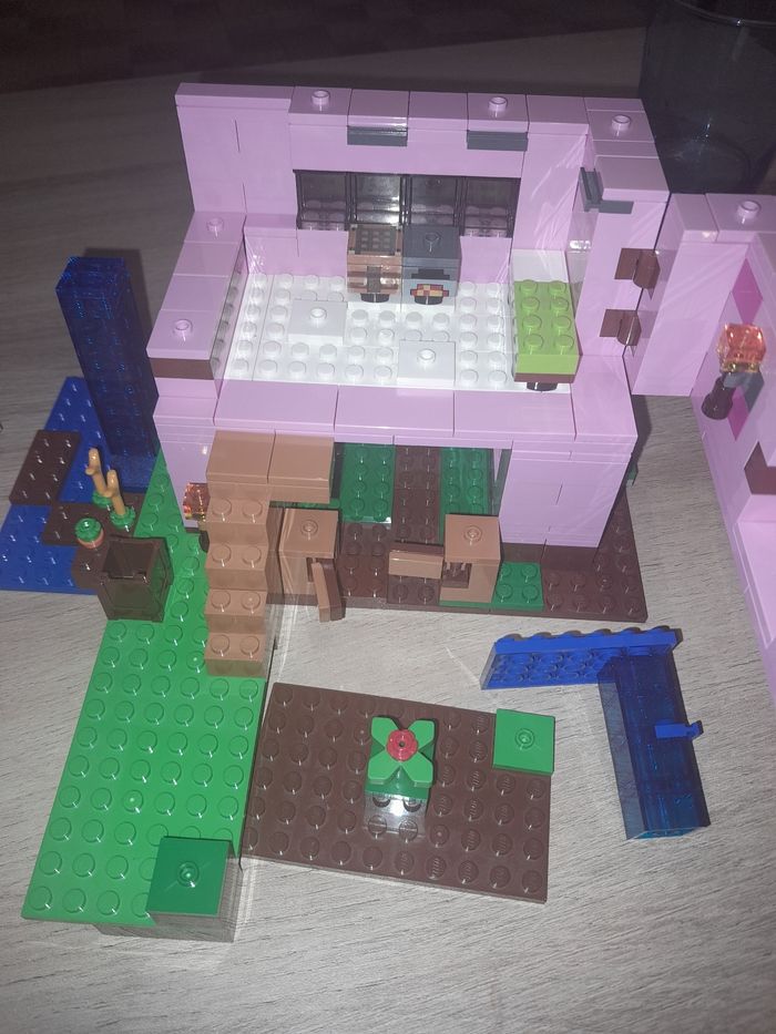 Lego minecraft maison cochon - photo numéro 4