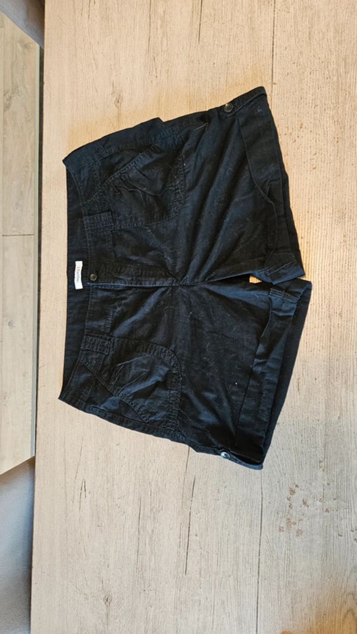 Short femme noir, Yessica, taille 48, nickel - photo numéro 3