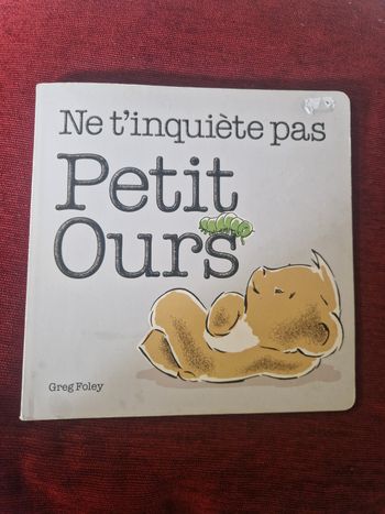 Livre "Ne t’inquiete pas petit ours"