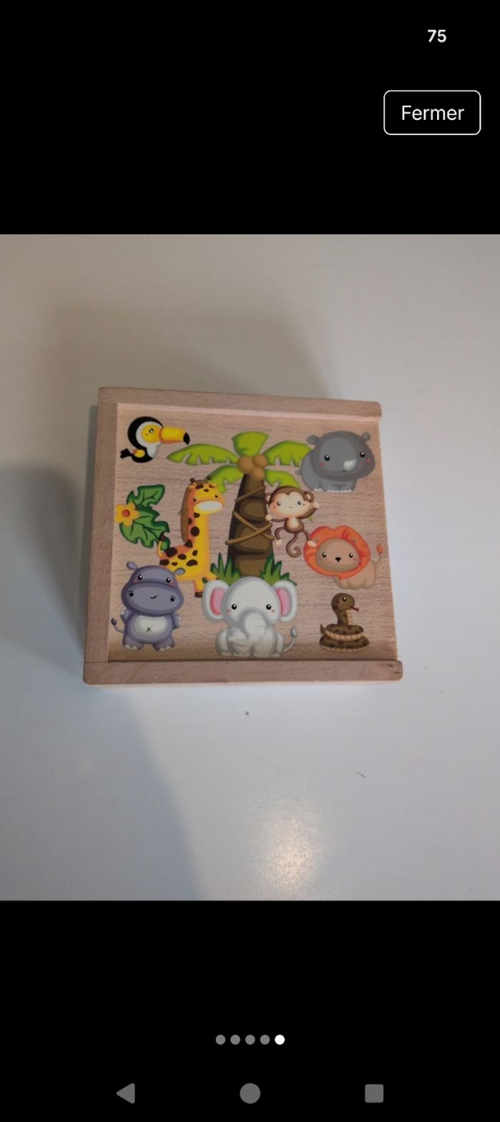 Jeu memory animaux en bois marque playtive - photo numéro 5