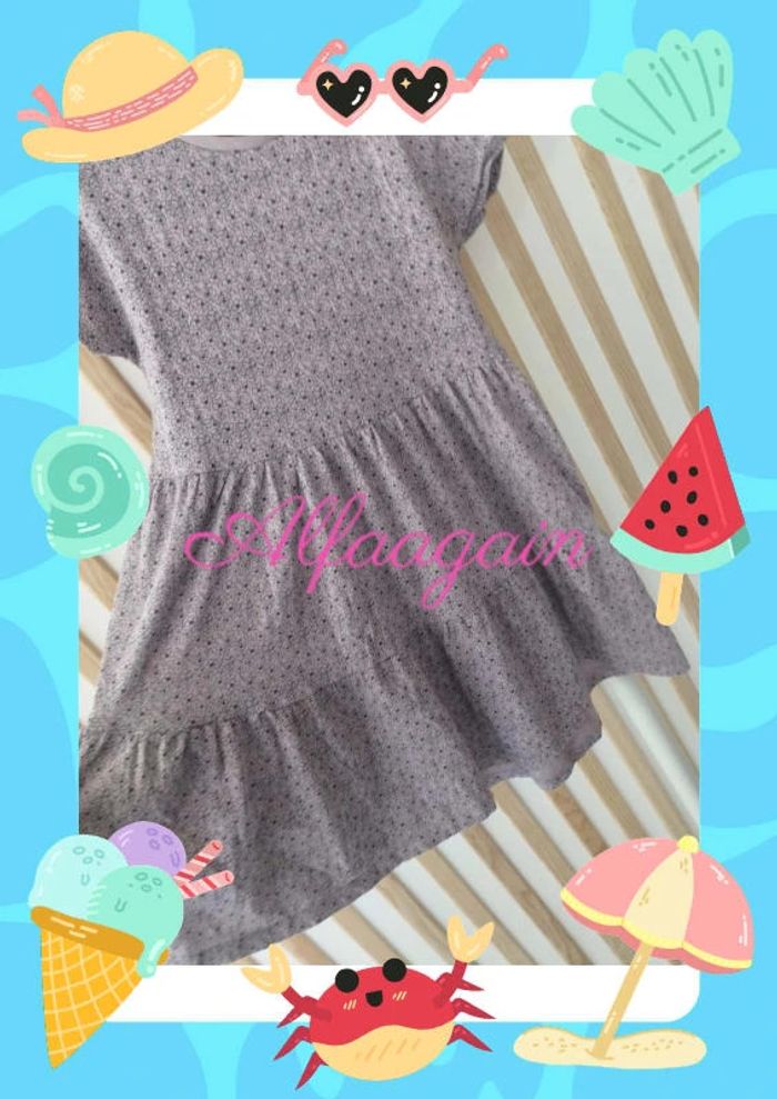 Robe violette 8/10ans - photo numéro 5