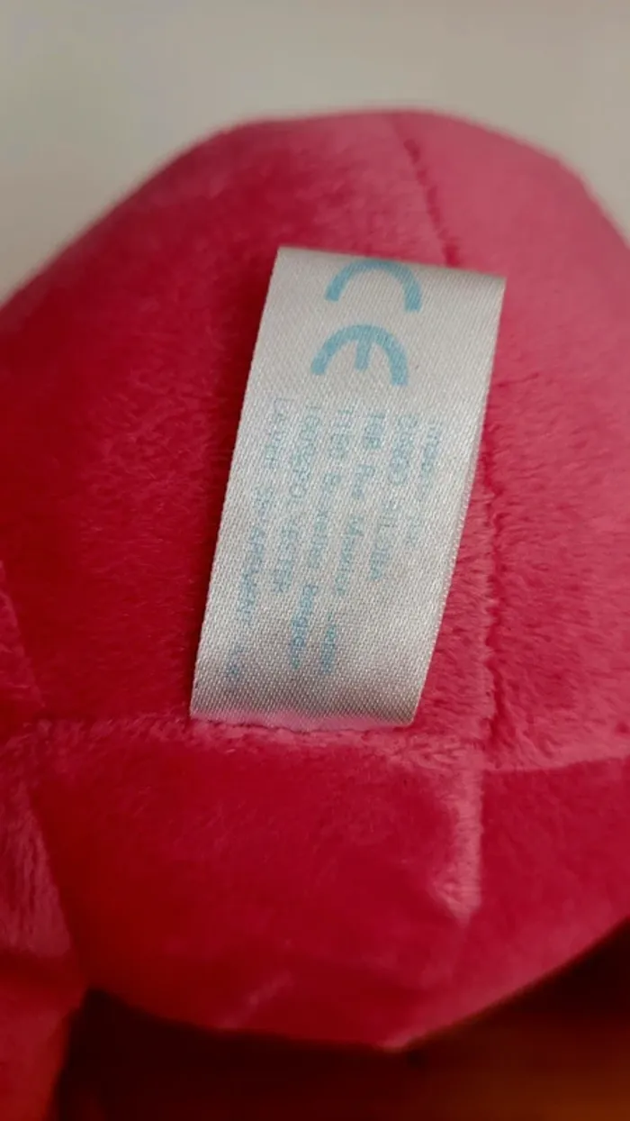 Peluche Vache Rose avec grelot interne - photo numéro 4