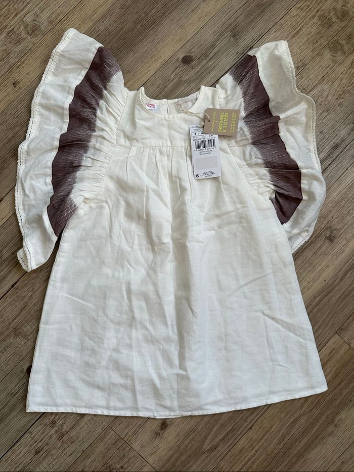 Robe d’été manche à volants mango kids 3/4 ans - photo numéro 2