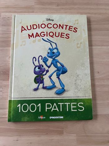 Livre Disney Audiocontes Magiques n°36 – 1001 Pattes – Bon État (Sans Figurines)