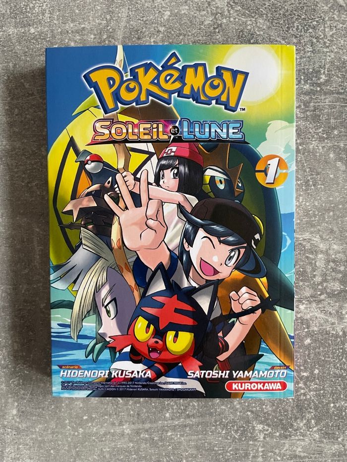 Manga Pokémon soleil et lune tome 1 en français.