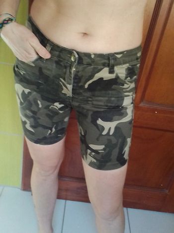Short femme vert camouflage Goodies