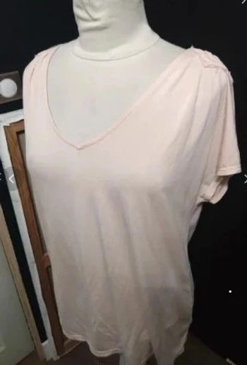 T shirt chic Promod rose t 38