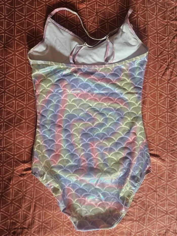 Maillot de Bain 1 pièce Fille 15-16 Ans - Neuf - Effet Sirène Holographique - photo numéro 2