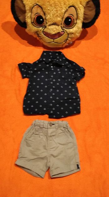 Short et chemise  Kiabi 12 mois