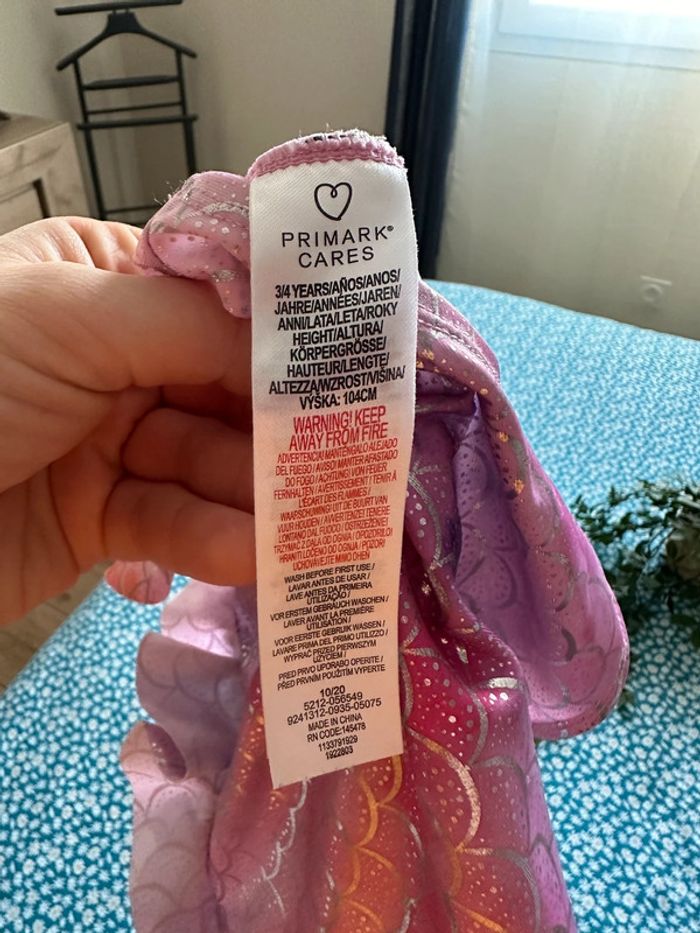 Maillot de bain sirène arc en ciel - photo numéro 2