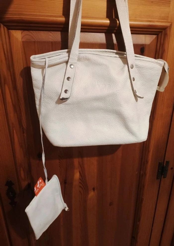 Sac a main en cuir de vachette - photo numéro 3