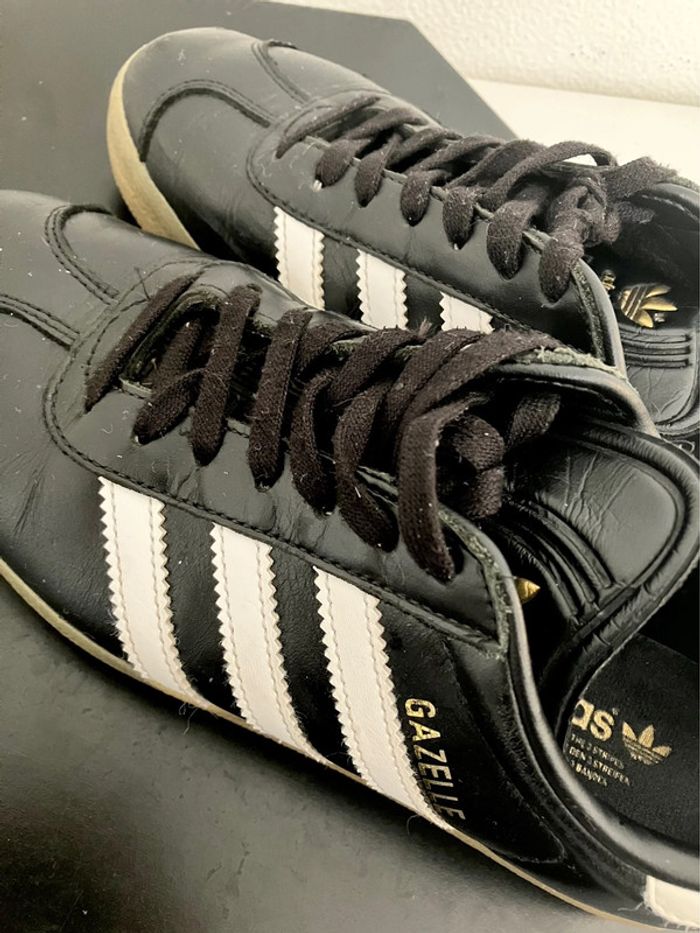 Adidas Originals Gazelle Indoor Black / White - photo numéro 9