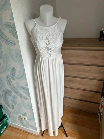 Robe longue blanche – Miss Coquine – Taille S