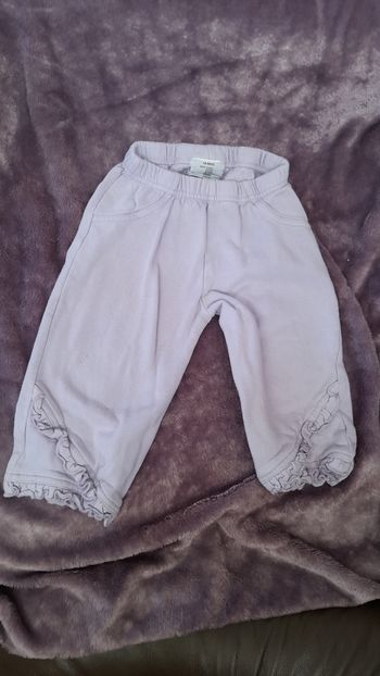Pantalon mauve coton