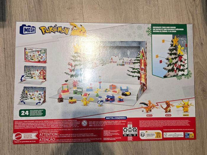 Calendrier pokemon megabloks neuf - photo numéro 2