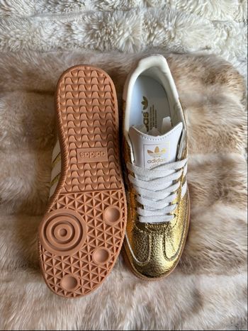 Samba adidas og or métallique 