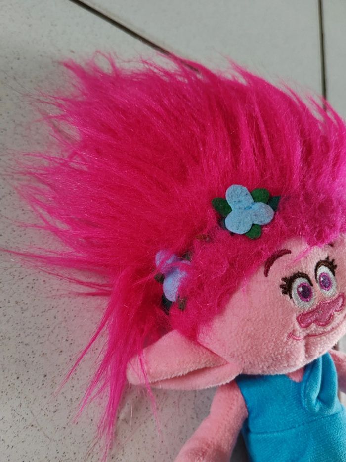Peluche troll rose - photo numéro 3