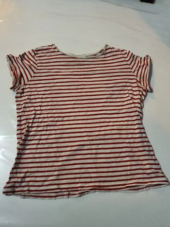 T-shirt rayé taille L