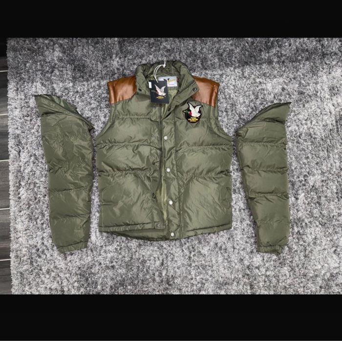 Veste doudoune Chevignon kaki / Taille S / neuve, avec manches amovibles - photo numéro 4