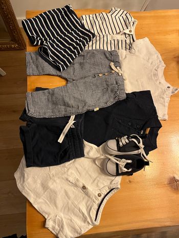 Lot noir et blanc été