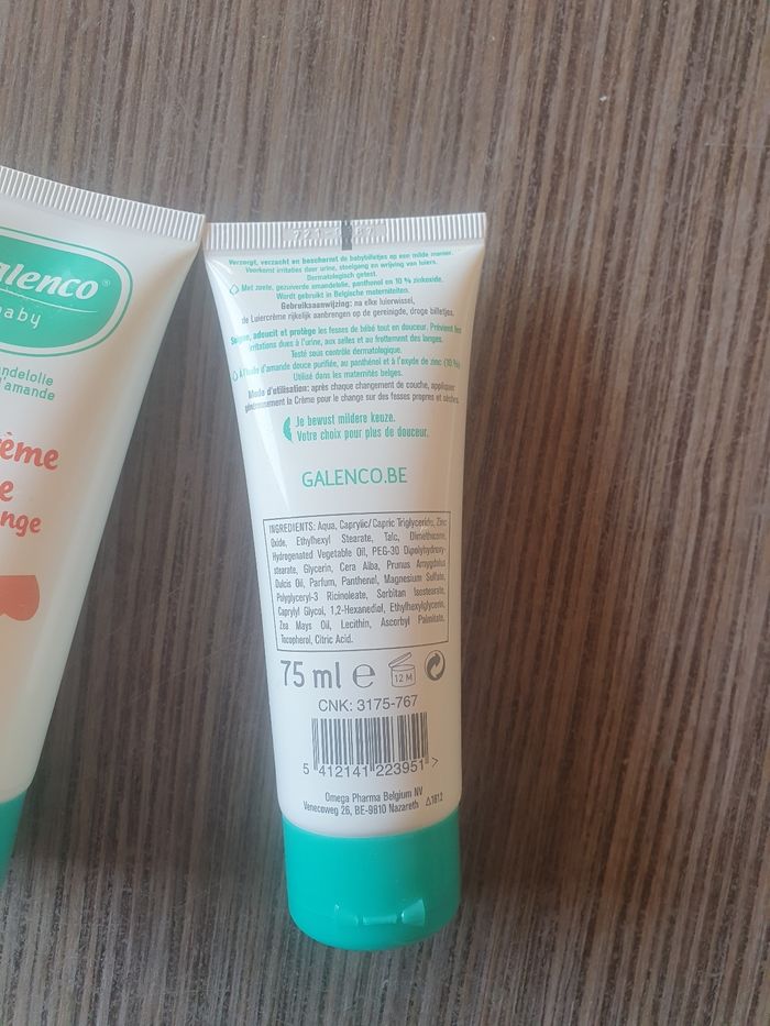 Lot de 2 Crèmes pour le change Galenco baby 🌸 - photo numéro 3