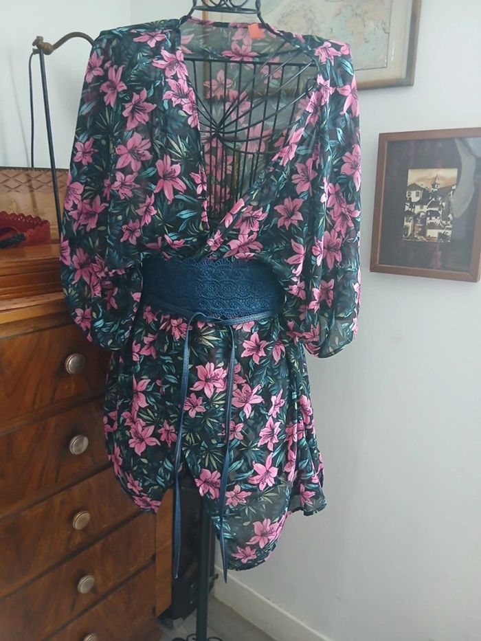 Kimono Midaxi cache maillot, vêtement de plage - photo numéro 9