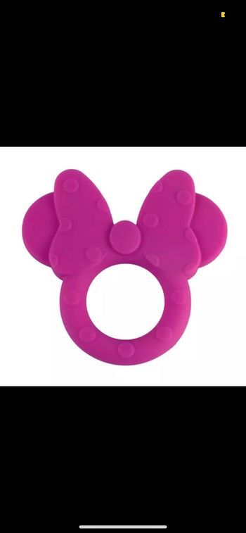 Anneaux de dentition en silicone Minnie
