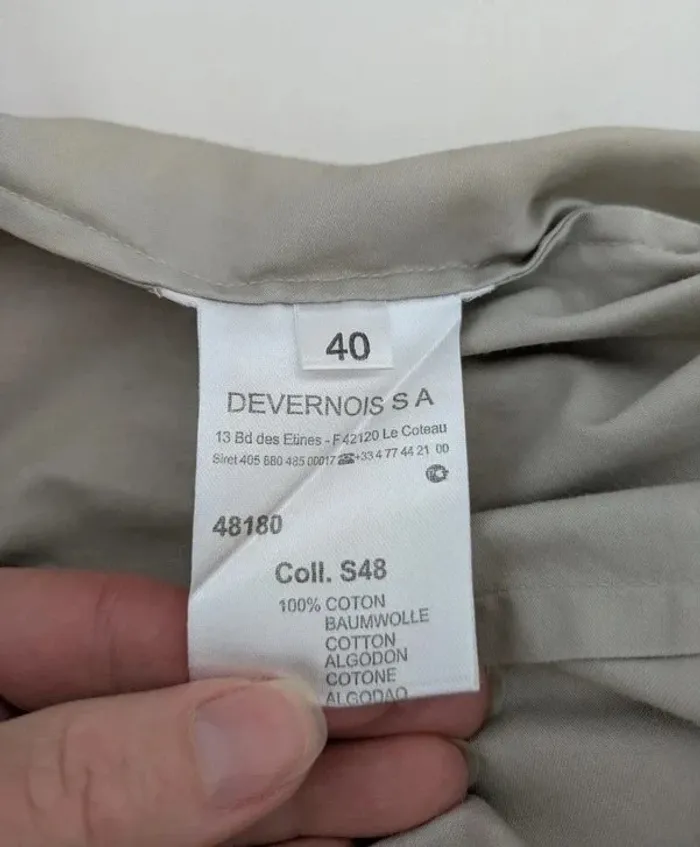 Chemisier en coton - Devernois Sport - taille 40 - photo numéro 3