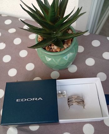 Bague argent 925 multi-anneaux sertis oxydes – EDORA