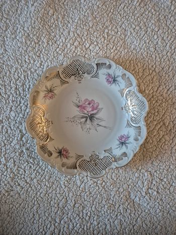 Plat de service porcelaine Germanique