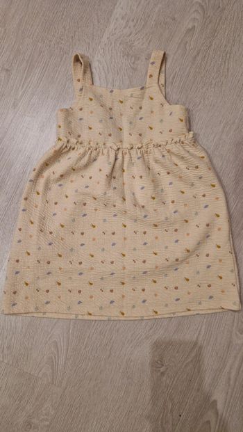 Robe crème motif fruits bohème Kiabi 🌼 36 mois