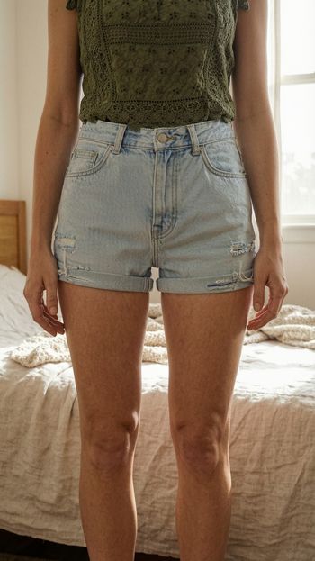 Short en jeans pull&bear 