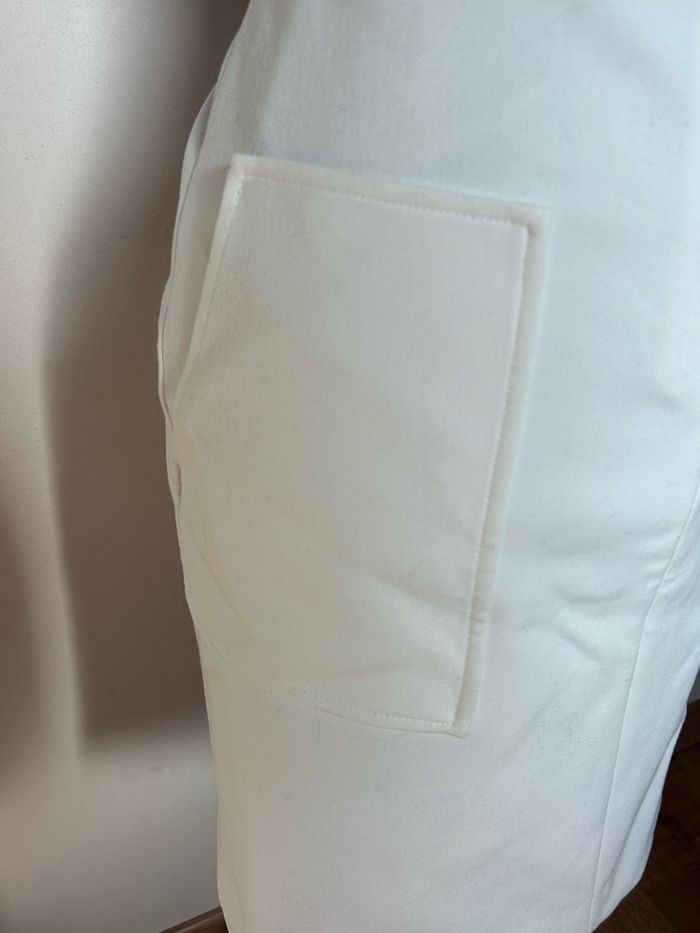 Jupe blanche taille haute Caroll – T42 - photo numéro 4