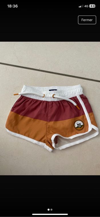 Short maillot de bain  6 mois neuf kiabi