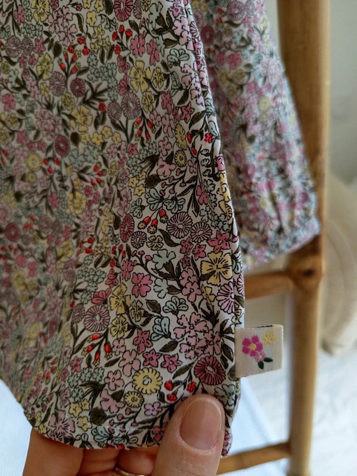 Blouse chemise fleurie Liberty Sergent Major 6 ans - photo numéro 4