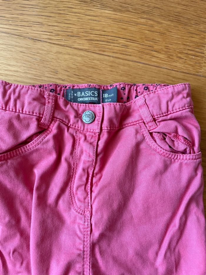 Lot de 2 pantalons neufs fille taille 18 mois - photo numéro 3