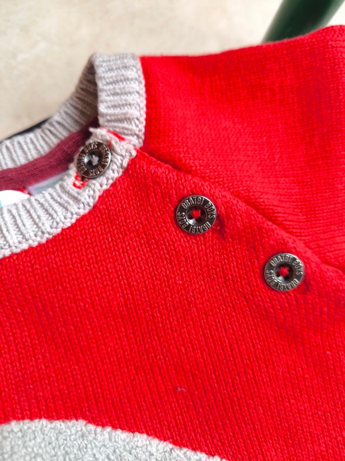 Pull rouge - photo numéro 5