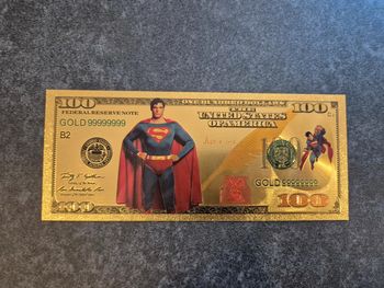 Billet OR à collectionner Superman DC Comics