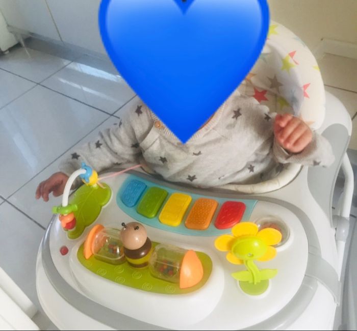 Trotteur bébé évolutif musical pliable réglable hauteur - photo numéro 3