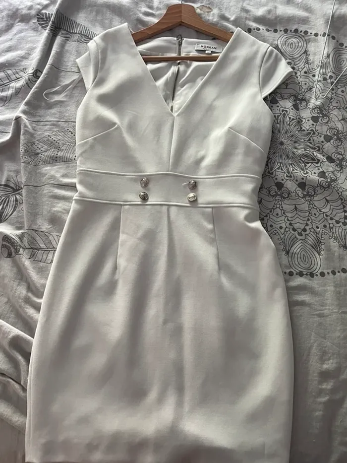 Robe Morgan blanche 202-Rtexa.n T38 - photo numéro 2