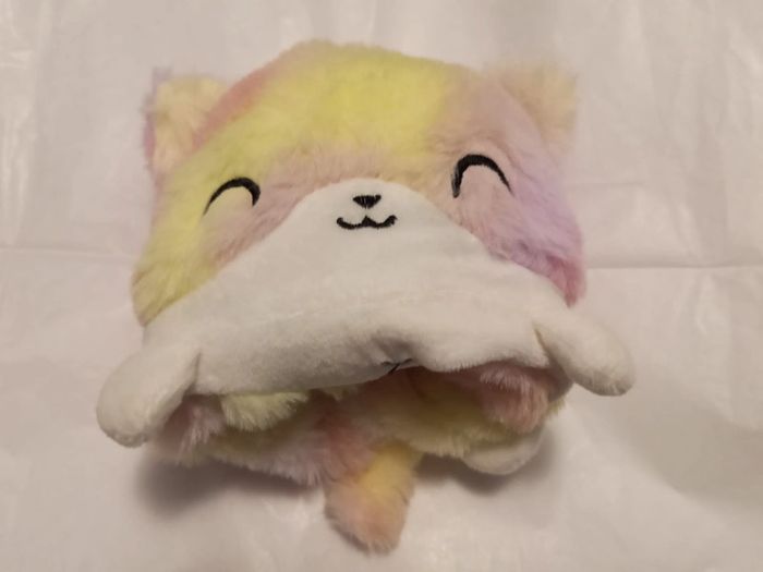 Peluche Chat réversible content/pas content - photo numéro 3