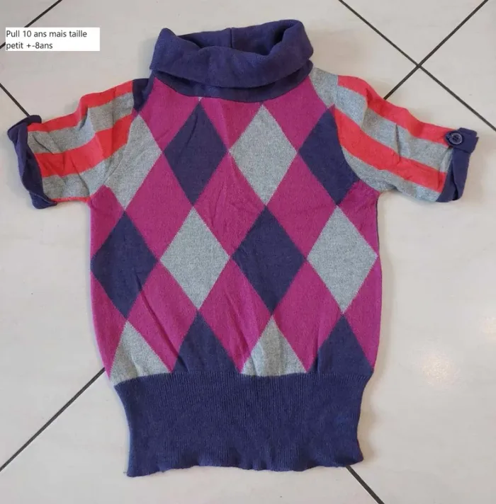 Pull fille 8 ans