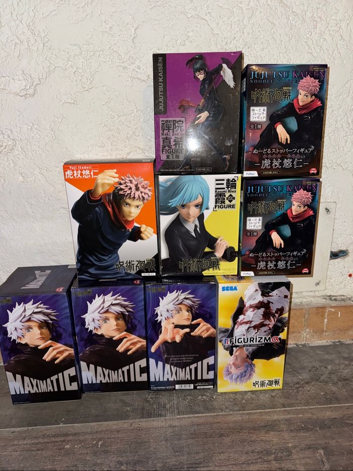 Jujutsu kaisen figurines Japon