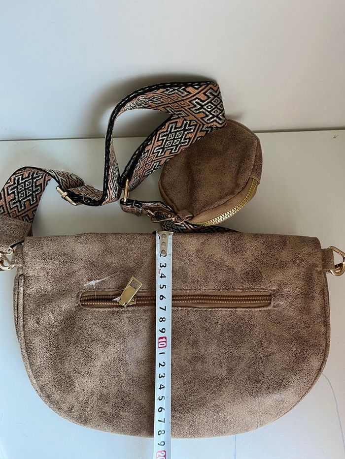 Sac banane bandoulière toile - photo numéro 3