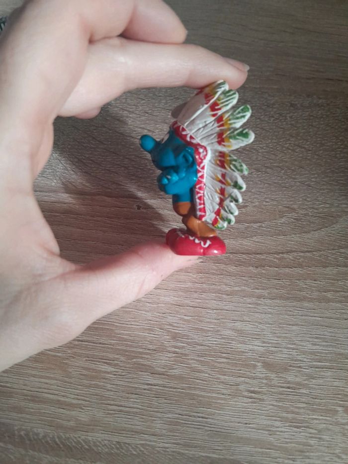 Sublime stroumpf ancien coté 1981 germany schleich - photo numéro 2