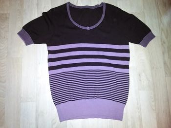 Haut en lainage manches courtes en excellent état