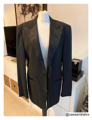 Veste de costume blazer Cary Grant noire Hugo Boss x Cerruti