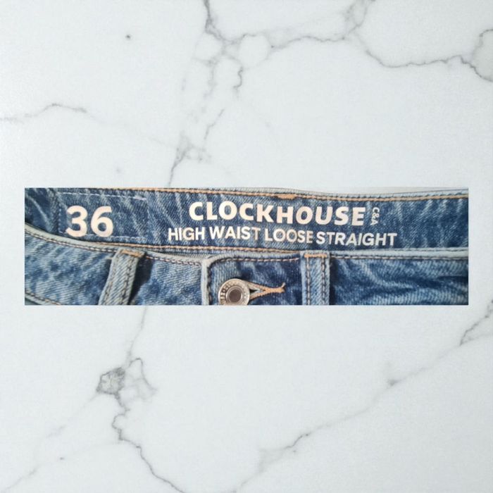 Jean bleu avec motifs coeurs | C&A | 36 - photo numéro 3
